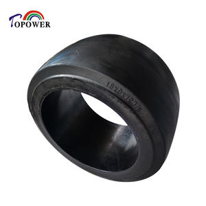 ยางตันแบบกดเข้ารูป Topower ขนาด 18x9x12 1/8 นิ้ว แบบเรเดียล สำหรับรถพ่วง - Product Image 1