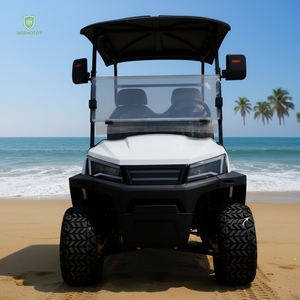 Mobil Truk Listrik <span class=keywords><strong>Mini</strong></span> 4 Kursi AWD dengan Rak Atap Logam dan Kamera Belakang untuk Dewasa - Product Image 1