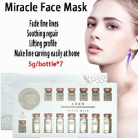 Beauté Visage Contour Lift Masque Enzyme Visage Raffermissant Masque Enzyme Peeling Peptides Contour Skin Lift V Lifting De-Rides Sorcière Masque