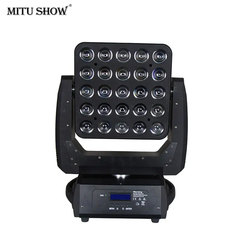 Mitushow Acclarent Verlichting 25 Matrix Hoofd Schudden Lamp Bewegend Licht Led Podium Licht Bewegende Laser Disco