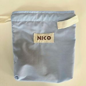 China Factory Price Canvas Material Drawstring Gift Pouch Bag Custom Organic Cotton Packing Dust Bags for Gifts With <b>Wide</b> <b>Ribbon</b> - Product Image 3