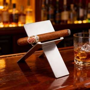 Étui à cigares en acier inoxydable de forme unique et créative, grand diamètre, peut contenir plusieurs cigares, portable, durable, longue durée, tranchant - Product Image 4