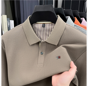 Camicia da golf a maniche lunghe camicia tinta unita <span class=keywords><strong>polo</strong></span> traspirante - Product Image 4