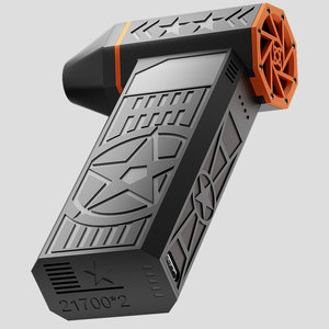 Ventilador Industrial Portátil Inalámbrico de Doble Modo para Acampada y Control de Incendios, con Motor sin Escobillas, para Encendido de Fuego y Preparación de Té, Batería de 2*4000mAh - Product Image 3