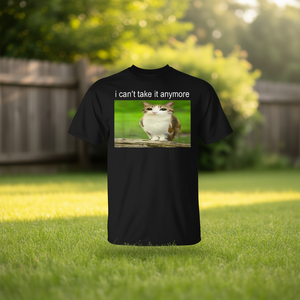 Camiseta con meme de gato búho tonto: No puedo aguantarlo más - Product Image 3