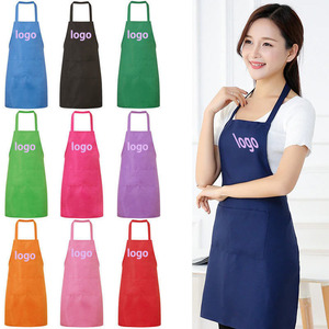 Tablier pour adulte avec poche, haute qualité, personnalisable, impression sur toile, pour jardinage, cuisine, noir, pour le nettoyage, sur mesure - Product Image 2