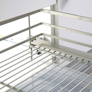 Organizadores de almacenamiento de cierre suave de la canasta de Metal deslizante estantes <span class=keywords><strong>Modular</strong></span> gabinetes de cocina cajón - Product Image 4