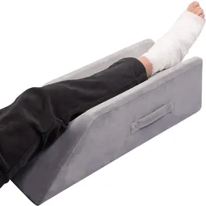 Coussin de soutien médical pour les jambes, en mousse à mémoire de forme pour la Post-chirurgie du genou et de la cheville, oreiller d'élévation des jambes pour les blessures et le sommeil