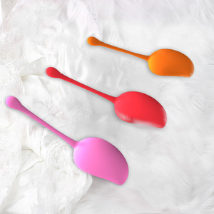 Bolas <span class=keywords><strong>vaginales</strong></span> Ben Wa para ejercitar los músculos pélvicos, Juguetes sexuales para mujeres, vibrador, forma de Mango, 3 uds. - Product Image 5