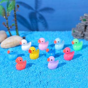 Décorations de terrarium en mousse DIY, petits canards jaunes colorés, accessoires, mini micro-paysages, ornements fabriqués en Chine - Product Image 1