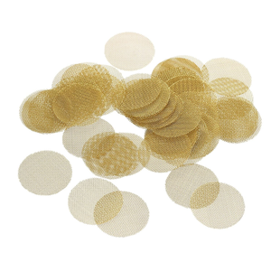 12mm 12.5mm 15mm 19mm <span class=keywords><strong>60</strong></span> lưới thép không gỉ Titan thuốc lá kim loại lọc đĩa tròn lõm Màn hình ống hút - Product Image 3