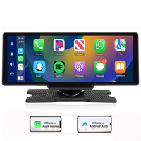 Estéreo Inalámbrico Portátil para Auto con Carplay - Pantalla Táctil HD IPS de 10.26 Pulgadas, Pantalla Android Auto para Auto, con Radio FM