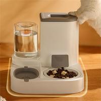 Distributeur automatique d'eau et de nourriture 2 en 1 pour animaux de compagnie, bol pour chien, gamelle pour chat, distributeur d'eau, ensemble combiné