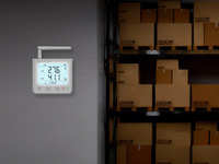 Monitor de Etileno y CO2 GSP100 con WiFi 4G, Registrador de Datos en Tiempo Real, Registrador de Temperatura y Humedad para Almacenamiento de Frutas y Cuartos de Maduración