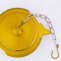 Bouchon d'étanchéité à filetage externe de type Storz en laiton pour raccord de lutte contre l'incendie, capuchon d'extrémité borgne Nakajima jaune DN65-DN110