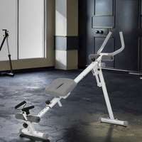Máquina de remo de entrenador plegable multifuncional y rizador Abdominal para ejercicio de deportes en el hogar y uso doméstico de remo de agua