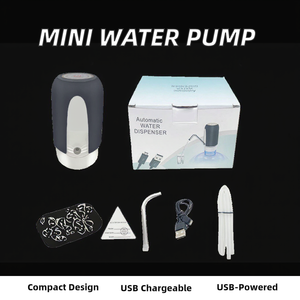 <strong>New</strong> Mini Electric Pump <strong>Water</strong> <strong>Dispenser</strong> Rechargeable Portable Bottle <strong>Dispenser</strong> for Office Dormitory Plastic Cold Hotels - Product Image 2