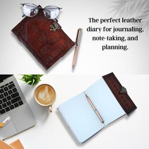 Jurnal kulit ukuran A3 kustom dengan Spiral timbul Gautam Buddha terikat tersedia dalam pola berbeda warna untuk dijual kembali - Product Image 4