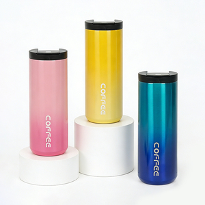 Custom Logo 500ml Stainless Steel <b>Double</b> <b>Wall</b> Insulated Coffee <b>Mug</b> Travel Tumbler - Product Image 6