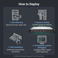 Serveur en rack HPE ProLiant DL320 Gen11 1U d'origine, Intel Xeon 3408U, 16 Go de DDR5, 4 LFF, virtualisation, informatique en nuage, serveur en rack
