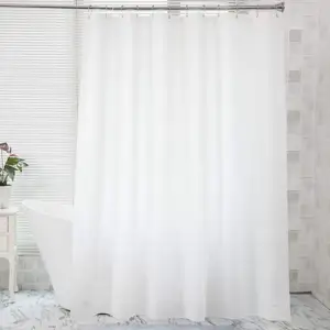 CF BCPE02 fournisseurs de la Chine rideaux de douche imprimés sans crochet diaphanes avancés de luxe de qualité supérieure doublure détachable