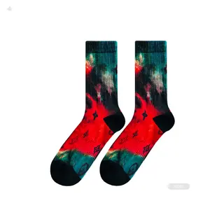 KAITE-2-J0078 Sublimation bedruckte coole Crew-Socken verrückte Sport-Sports ocken