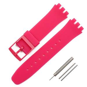 Accesorios para Relojes, Correa <span class=keywords><strong>Swatch</strong></span> de <span class=keywords><strong>Silicona</strong></span> de 20 mm, Unisex, Hecho en Guangzhou, SUSB401SUSW402SUSN400SUSL400 - Product Image 6