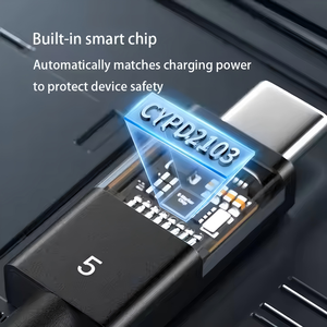 Cavi intrecciati tipo <span class=keywords><strong>C</strong></span> PD supporto 8K 60Hz compatibile 80Gbps 240W ricarica rapida USB4 Thunderbolt 5 cavo 80gbps - Product Image 3