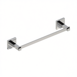 Porte-serviettes Trend Noir Mat 50 cm de longueur Finition chromée Utilisation salle de bain - Product Image 3