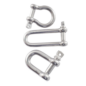 Cùm thép không gỉ hình chữ D <span class=keywords><strong>304</strong></span> lý tưởng cho xây dựng và vận chuyển - Product Image 1