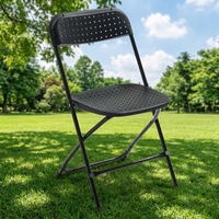 Chaise en PP WEPACK en gros pour le camping et les mariages - Mobilier d'extérieur pliable et empilable pour le bureau