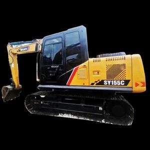 รถขุดตีนตะขาบมือสอง SY155C SY155 ขนาด 15 ตัน ของแท้จากจีน คุณภาพสูง ราคาถูก เครื่องยนต์อีซูซุ รับประกัน 1 ปี - Product Image 1
