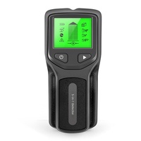 RXT430 Ruixiangtong Nuevo Detector de Metales, Cables y Madera 5 en 1 Portátil para Paredes, Negro/Naranja, 9V 10W