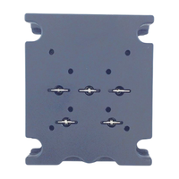 T13 Étape de déplacement incliné Étape de réglage de fixation de table de scène manuelle avec bouton de tête micrométrique