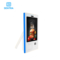Kiosco de Autoservicio Sentra SK02 con Pantalla Táctil LCD para Comercio Minorista, con Impresoras de Pago, Escáneres de Códigos QR, Táctil Capacitivo, Uso en Interiores