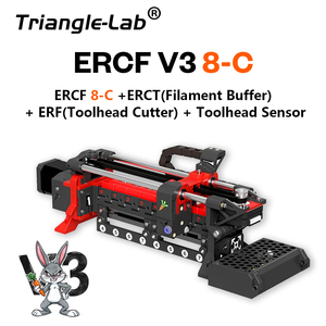 Trianglelab V3 8 chanels ชุดเต็มพร้อม MMB BOARD filamentalist <span class=keywords><strong>voron</strong></span> MMU ชิ้นส่วนเครื่องพิมพ์3D สำหรับ <span class=keywords><strong>voron</strong></span> - Product Image 1