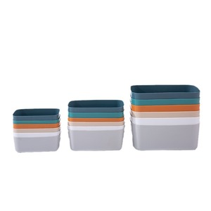 Caja de almacenamiento de escritorio I Miss Home, organizador de plástico para cocina y maquillaje con asa, opciones multicolor - Product Image 4