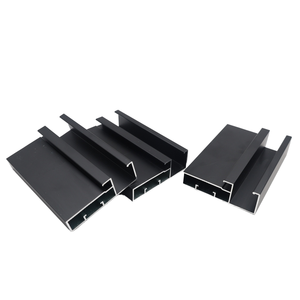 Matt Đen tủ bếp nhôm cửa xử lý chải vàng Nhôm hồ sơ vàng hồng 45mm màn trập hồ sơ - Product Image 2