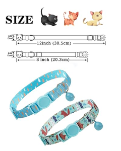 Collier pour chat en nylon réglable avec logo personnalisé en gros - Product Image 3