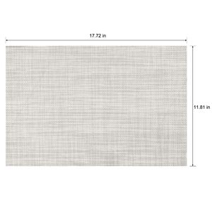 Vente en gros de sets de table tissés antidérapants résistants à la chaleur pour décoration de mariage personnalisés, napperon en <span class=keywords><strong>vinyle</strong></span> PVC lavable pour la maison, la <span class=keywords><strong>cuisine</strong></span> et la table à manger - Product Image 4