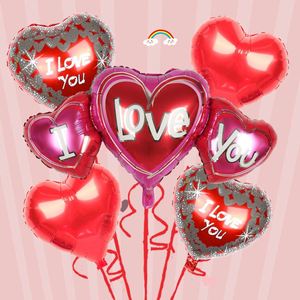 2023 Valentine's Day 18inch Heart-shaped <b>Balloon</b> Set for Valentine <b>Balloons</b> Kit <b>Decorations</b> - Product Image 4