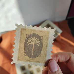 Autocollants de remerciement personnalisés pour entreprises, avec design de tampon texturé de luxe, impression de marque, étiquettes d'étanchéité - Product Image 2