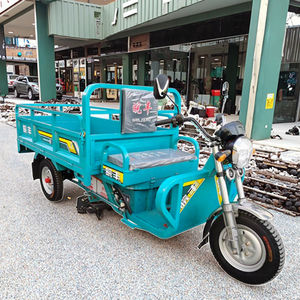 Sepeda roda tiga listrik, 1.9m tiga pintu listrik sepeda roda tiga 1500W DC Motor pembuangan kargo dewasa terbuka 400kg + muatan 30km/jam 70-90km - Product Image 3