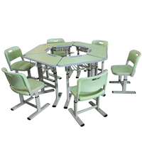 Ensemble de chaises d'école modernes et confortables en métal pour étudiants, usage domestique ou de bureau, mobilier de salle de classe