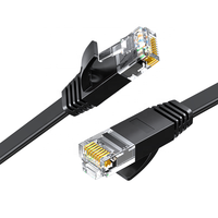 Lack 10ft atat6 Eternet atable nternet etwork y omomputer able con R45 45 Connectores Ca 6 Flt ternet able para An