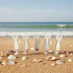 Tobillera de Perlas de Imitación y Piedras de Cerámica con Cordón Ajustable para Mujer, Marca Angelina, Joyería de Moda, Regalo Ideal para la Playa - Product Image 2