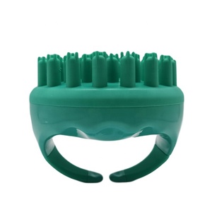 Silicone Cheveux <span class=keywords><strong>Masseur</strong></span> de Cuir Chevelu Shampooing Douche de Brosse de Brosse De Bain En Silicone pour Bébé - Product Image 3