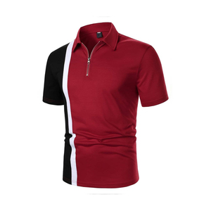 Polo de algodón transpirable de corte holgado para hombre, mangas cortas, tela ligera, ideal para clima cálido, uso diario, bordado personalizado - Product Image 1