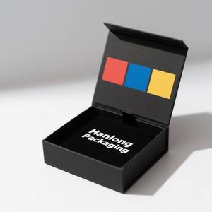 Elgent Noir Portefeuille Magnétique <span class=keywords><strong>Cloer</strong></span> Box Pliable Caedboard Box - Product Image 2