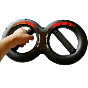 Dispositivo per l'allenamento della <span class=keywords><strong>forza</strong></span> del polso e dell'avambraccio, rotazione a 360 gradi, velocità regolabile, design a forma di 8, in ABS e acciaio, tipo a torsione, per esercizi di <span class=keywords><strong>forza</strong></span> del braccio e della presa. - Product Image 1